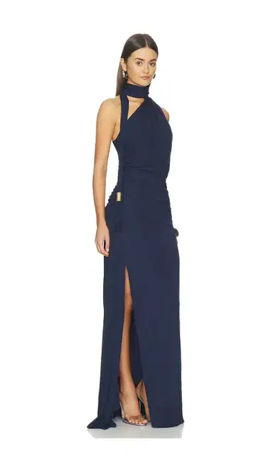 Simkhai Moira Draped Jersey Gown | Thumbnail 2 Simkhai Moira Draped Jersey Gown | Thumbnail 2