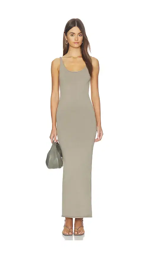 Undone Knit Midi Dress