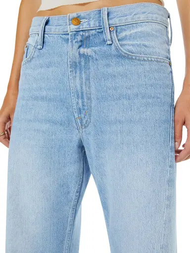 Mother Lemon Twist Sneak Jeans | Thumbnail 4