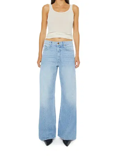 Mother Lemon Twist Sneak Jeans | Thumbnail 1