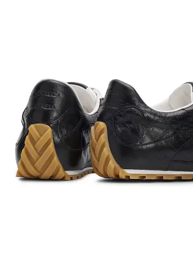 Bottega Veneta Men's Orbit Flash Leather Low-Top Sneakers - Black - Size 7 | Thumbnail 3 Bottega Veneta Men's Orbit Flash Leather Low-Top Sneakers - Black - Size 7 | Thumbnail 3