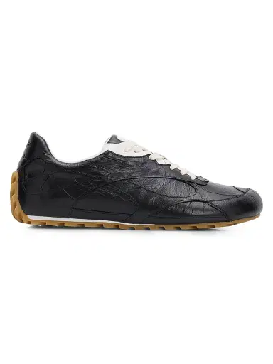 Bottega Veneta Men's Orbit Flash Leather Low-Top Sneakers - Black - Size 7 | Thumbnail 1 Bottega Veneta Men's Orbit Flash Leather Low-Top Sneakers - Black - Size 7 | Thumbnail 1