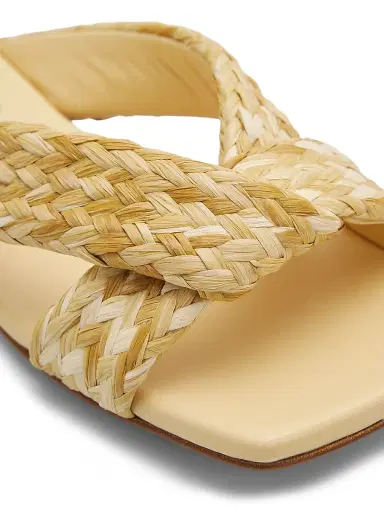 Bottega Veneta Women's Riva Raffia Sandals | Thumbnail 5 Bottega Veneta Women's Riva Raffia Sandals | Thumbnail 5