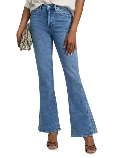 PAIGE Women's Laurel Canyon High-Rise Flared Jeans | Thumbnail 3 PAIGE Women's Laurel Canyon High-Rise Flared Jeans | Thumbnail 3