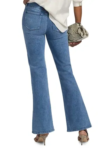 PAIGE Women's Laurel Canyon High-Rise Flared Jeans | Thumbnail 5 PAIGE Women's Laurel Canyon High-Rise Flared Jeans | Thumbnail 5