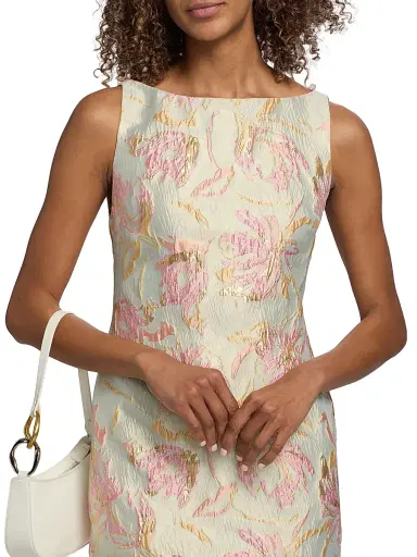 Staud Women's Mimi Botanical Brocade Minidress | Thumbnail 6