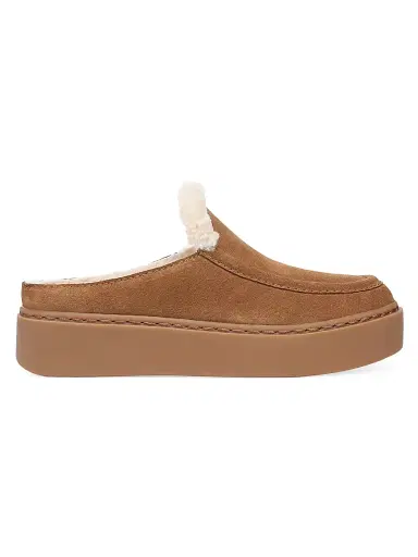 Favorite Daughter Women's Sunny Shearling Mules - Brown Sugar - Size 6 | Thumbnail 1