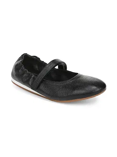 Favorite Daughter Women's Emilia Leather Ballet Flats - Black - Size 9 | Thumbnail 2