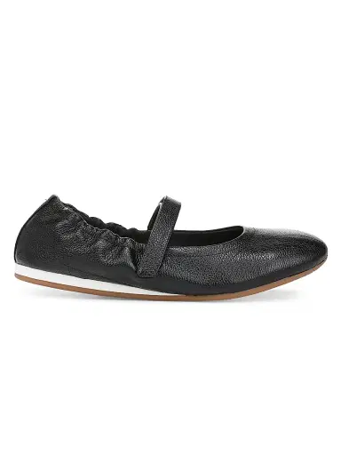 Favorite Daughter Women's Emilia Leather Ballet Flats - Black - Size 9 | Thumbnail 1