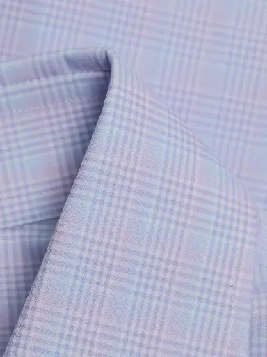 Saks Fifth Avenue Men's COLLECTION Plaid Cotton Dress Shirt - Pink - Size 18 | Thumbnail 7