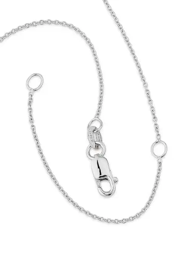 Roberto Coin Women's Tiny Treasures 18K White Gold & 0.11 TCW Diamond Espresso Martini Pendant Necklace - White Gold | Thumbnail 3 Roberto Coin Women's Tiny Treasures 18K White Gold & 0.11 TCW Diamond Espresso Martini Pendant Necklace - White Gold | Thumbnail 3