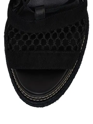 Christian Louboutin Women's Toledissima 130MM Espadrilles Sandals - Black | Thumbnail 4 Christian Louboutin Women's Toledissima 130MM Espadrilles Sandals - Black | Thumbnail 4