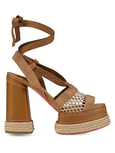 Christian Louboutin Women's Toledissima 130MM Espadrilles Sandals - Black | Thumbnail 5 Christian Louboutin Women's Toledissima 130MM Espadrilles Sandals - Black | Thumbnail 5