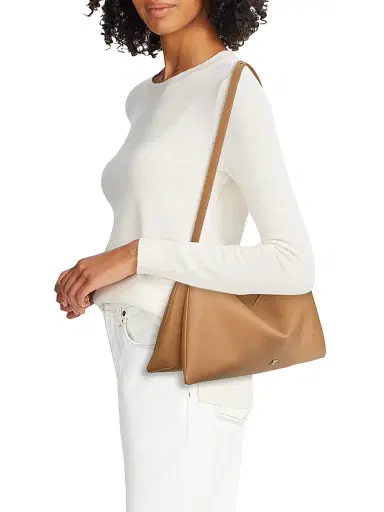 Courrèges Women's Cuff Leather Shoulder Bag - Bronze | Thumbnail 2