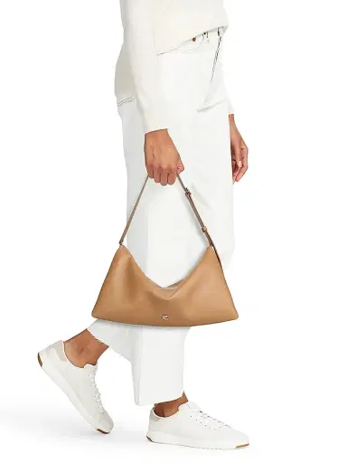 Courrèges Women's Cuff Leather Shoulder Bag - Bronze | Thumbnail 3