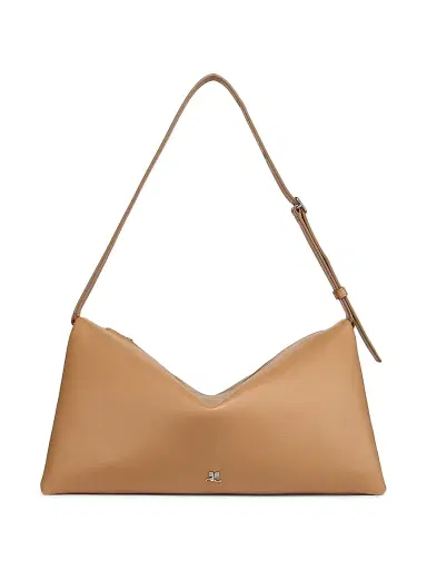 Courrèges Women's Cuff Leather Shoulder Bag - Bronze | Thumbnail 1