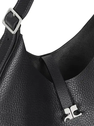 Courrèges Women's Holy Leather Hobo Bag - Black | Thumbnail 4 Courrèges Women's Holy Leather Hobo Bag - Black | Thumbnail 4