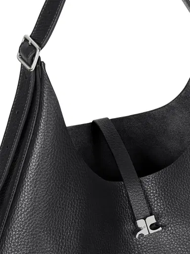 Courrèges Women's Holy Leather Hobo Bag - Black | Thumbnail 2 Courrèges Women's Holy Leather Hobo Bag - Black | Thumbnail 2