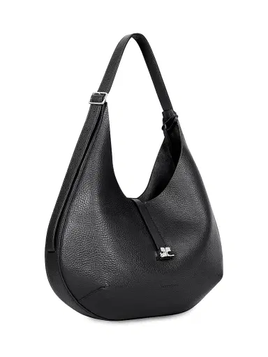 Courrèges Women's Holy Leather Hobo Bag - Black | Thumbnail 3 Courrèges Women's Holy Leather Hobo Bag - Black | Thumbnail 3