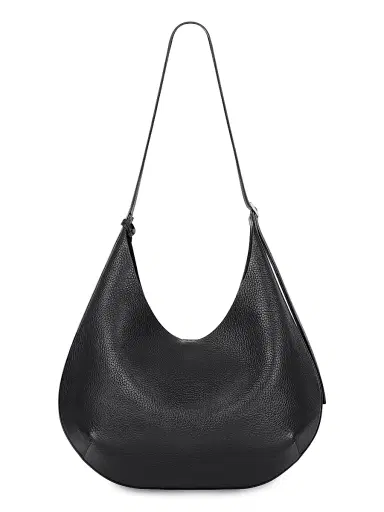 Courrèges Women's Holy Leather Hobo Bag - Black | Thumbnail 4 Courrèges Women's Holy Leather Hobo Bag - Black | Thumbnail 4