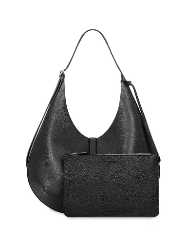 Courrèges Women's Holy Leather Hobo Bag - Black | Thumbnail 5 Courrèges Women's Holy Leather Hobo Bag - Black | Thumbnail 5
