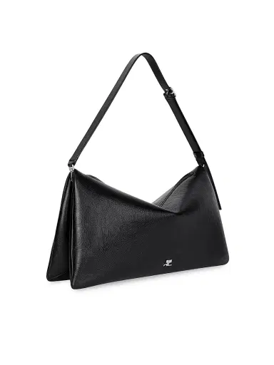 Courrèges Women's Cuff Leather Shoulder Bag - Black | Thumbnail 3 Courrèges Women's Cuff Leather Shoulder Bag - Black | Thumbnail 3