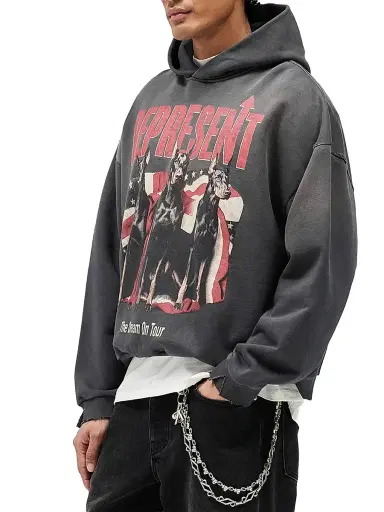 Represent Men's Dream On Tour Sunfaded Hoodie | Thumbnail 5 Represent Men's Dream On Tour Sunfaded Hoodie | Thumbnail 5