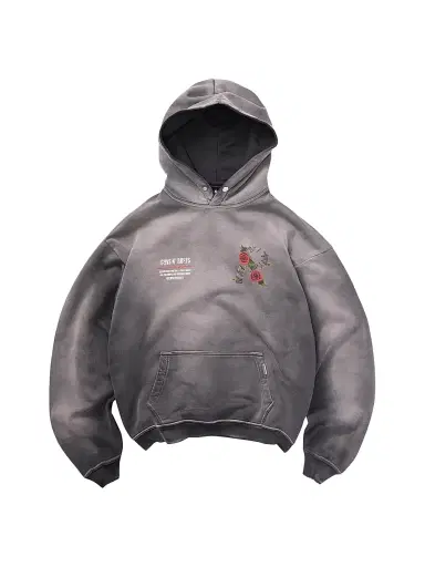 Represent Men's Guns N' Roses Tour Hoodie - Stained Black - Size XXL | Thumbnail 1