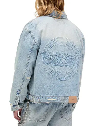 Represent Men's Guns N' Roses Denim Jacket | Thumbnail 6