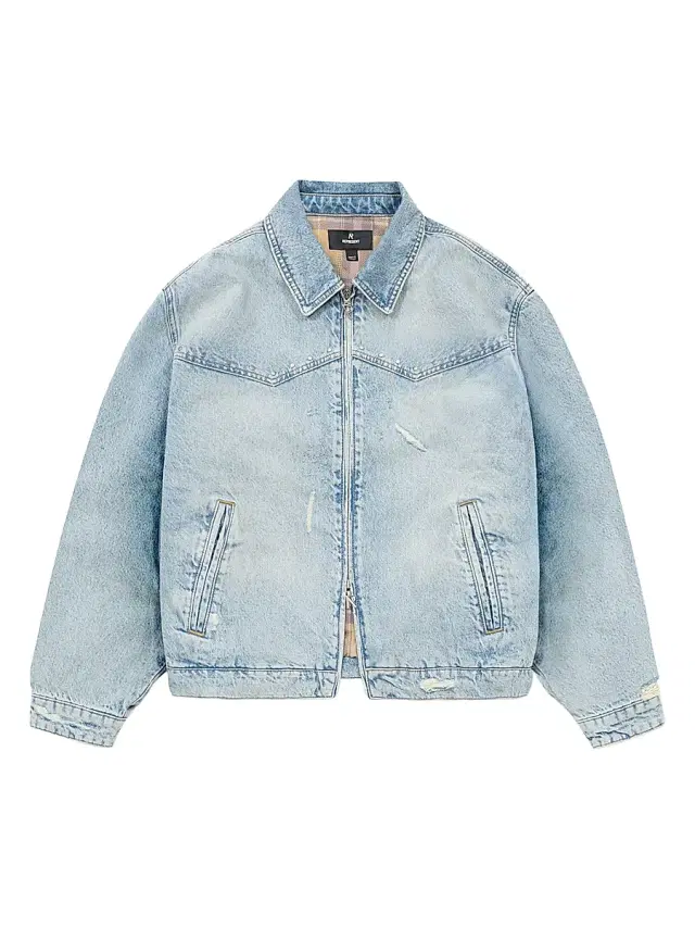 Represent Men's Guns N' Roses Denim Jacket - Light Vintage Blue