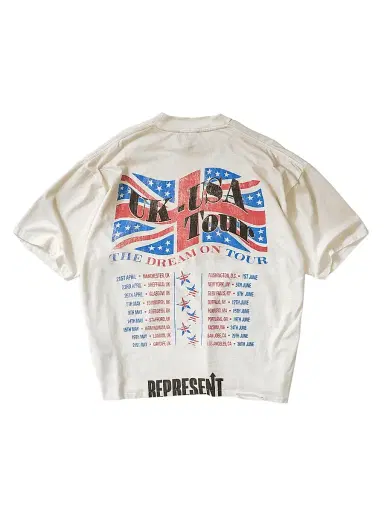Represent Men's Dream On Tour Crewneck T-Shirt | Thumbnail 3
