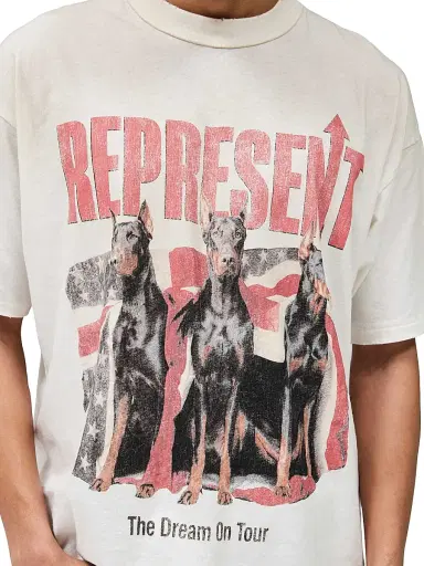 Represent Men's Dream On Tour Crewneck T-Shirt | Thumbnail 7