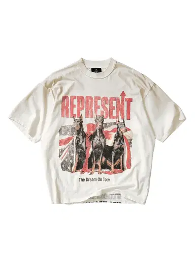 Represent Men's Dream On Tour Crewneck T-Shirt | Thumbnail 1
