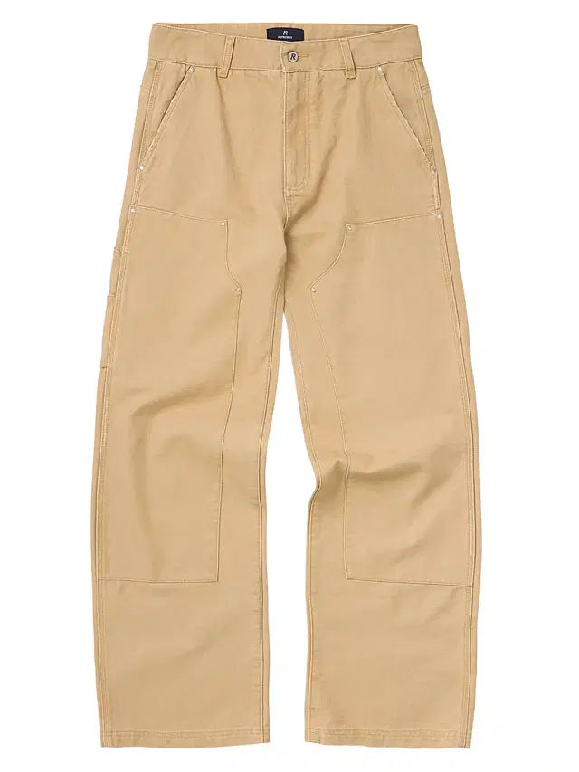 Men's Worker Straight-Leg Pants - Beige