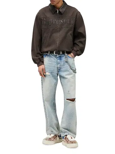 Represent Men's Roscoe Canvas Workwear Bomber Jacket - Whisky - Size XXL | Thumbnail 2 Represent Men's Roscoe Canvas Workwear Bomber Jacket - Whisky - Size XXL | Thumbnail 2