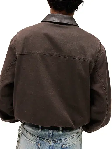 Represent Men's Roscoe Canvas Workwear Bomber Jacket - Whisky - Size XXL | Thumbnail 5 Represent Men's Roscoe Canvas Workwear Bomber Jacket - Whisky - Size XXL | Thumbnail 5