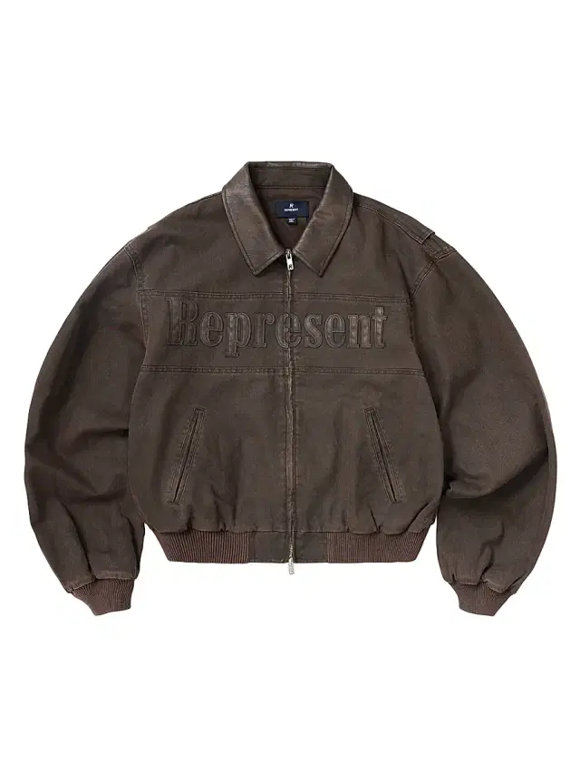 Represent Men's Roscoe Canvas Workwear Bomber Jacket - Whisky
