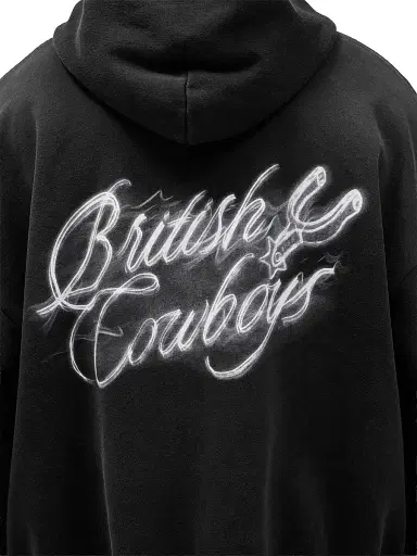 Represent Men's British Cowboys Graphic Hoodie - Stained Black - Size XXL | Thumbnail 8