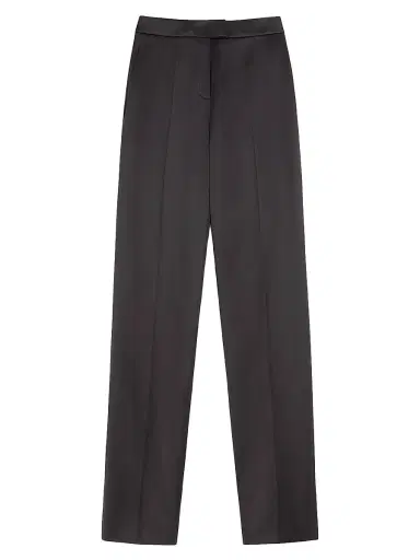 Valentino Garavani Women's Double Duchesse Stretch Trousers - Black - Size 2 | Thumbnail 1 Valentino Garavani Women's Double Duchesse Stretch Trousers - Black - Size 2 | Thumbnail 1