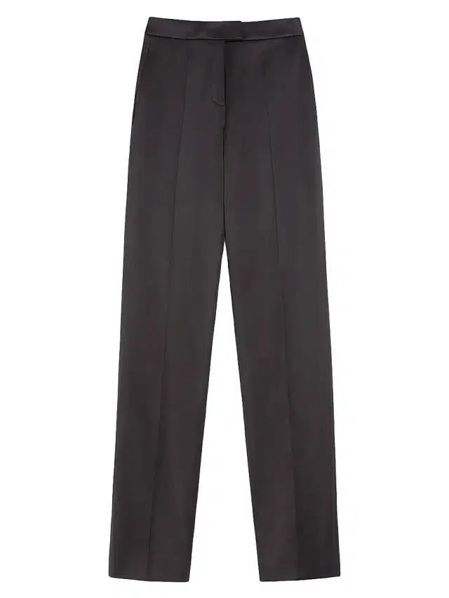 Women's Double Duchesse Stretch Trousers - Black