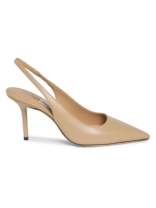 Jimmy Choo Women's Love 85MM Leather Slingback Pumps - Chai