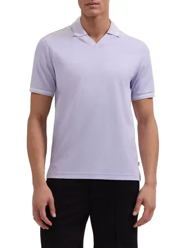 Bugatchi Men's Johnny Collar Polo Shirt | Thumbnail 3