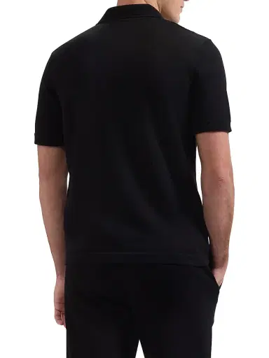 Bugatchi Men's Button-Front Cotton Sweater - Black - Size XXL | Thumbnail 4 Bugatchi Men's Button-Front Cotton Sweater - Black - Size XXL | Thumbnail 4