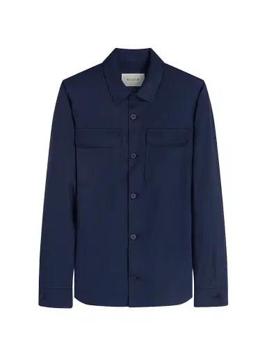 Bugatchi Men's Linen-Blend Shirt Jacket - Navy - Size XXL | Thumbnail 1 Bugatchi Men's Linen-Blend Shirt Jacket - Navy - Size XXL | Thumbnail 1