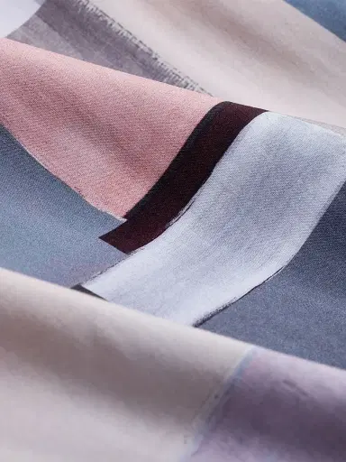 Bugatchi Men's Orson Abstract-Print Button-Front Shirt - Dusty Pink - Size Large | Thumbnail 5