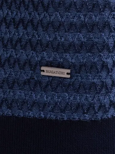 Bugatchi Men's Honeycomb-Knit Cotton Short-Sleeve Sweater | Thumbnail 6 Bugatchi Men's Honeycomb-Knit Cotton Short-Sleeve Sweater | Thumbnail 6