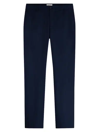 Bugatchi Men's Tapered Linen-Blend Pants - Navy - Size XXL | Thumbnail 1