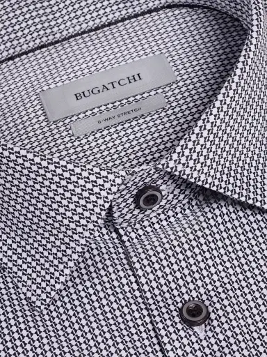 Bugatchi Men's Miles Ooohcotton Short-Sleeve Shirt | Thumbnail 5