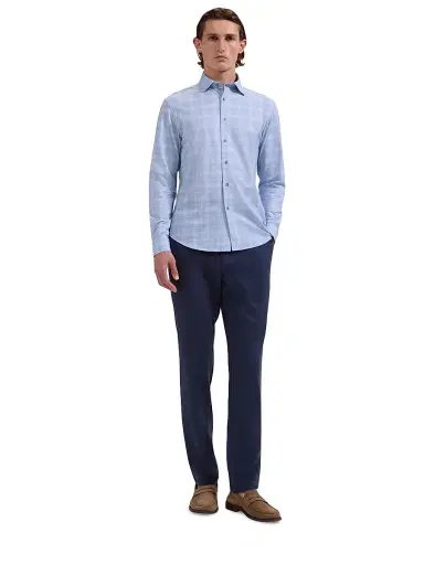 Bugatchi Men's James Ooohcotton Shirt - Air Blue - Size XL | Thumbnail 2 Bugatchi Men's James Ooohcotton Shirt - Air Blue - Size XL | Thumbnail 2