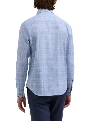 Bugatchi Men's James Ooohcotton Shirt - Air Blue - Size XL | Thumbnail 4 Bugatchi Men's James Ooohcotton Shirt - Air Blue - Size XL | Thumbnail 4